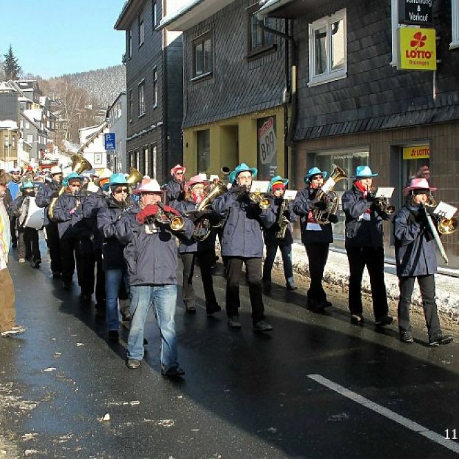 Faschingsumzug in Lauscha 2012