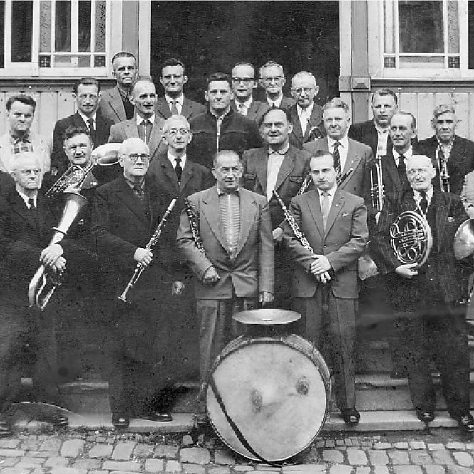 Blaskapelle Lauscha  Anfang der 1950er Jahre